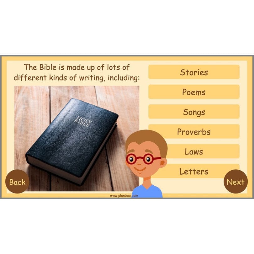 PlanBee What is the Christian Bible? Year 3 KS1 PlanBee RE Lessons