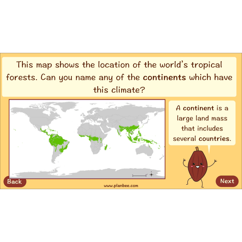 PlanBee Where does Chocolate come from? | KS2 Geography lessons