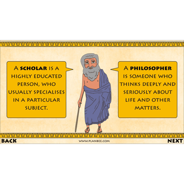 Lesson 6: Scholars and Philosophers