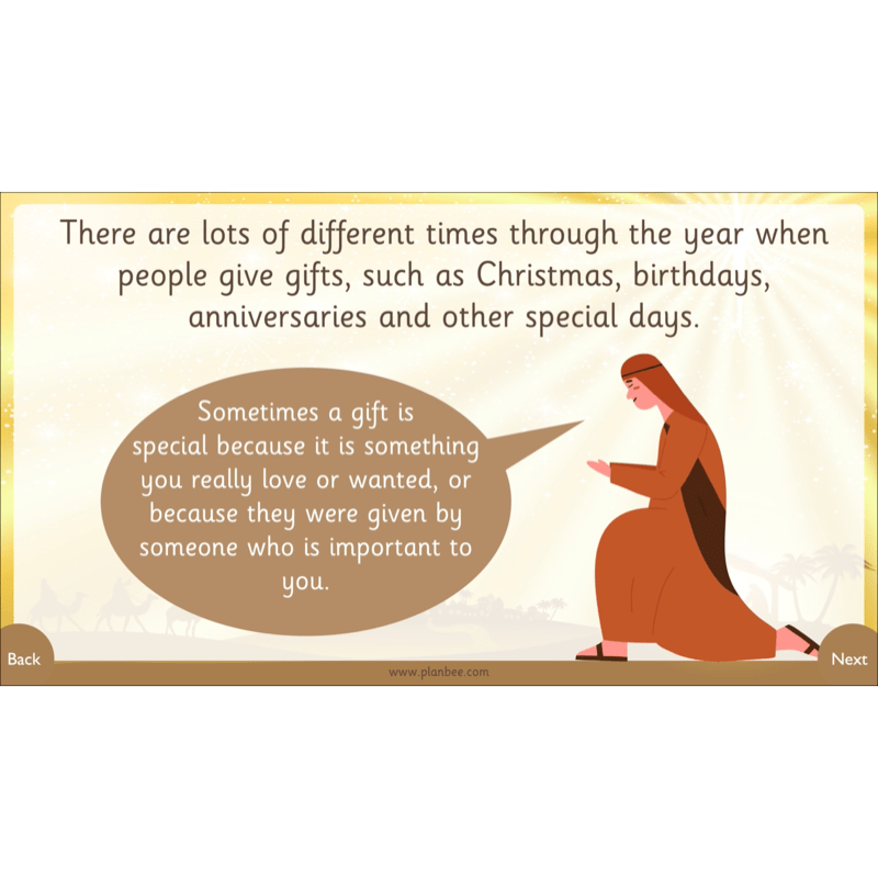 PlanBee Why do Christians give gifts at Christmas? PlanBee KS1 RE
