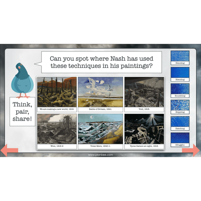 PlanBee WW2 Art KS2 Planning and Resources