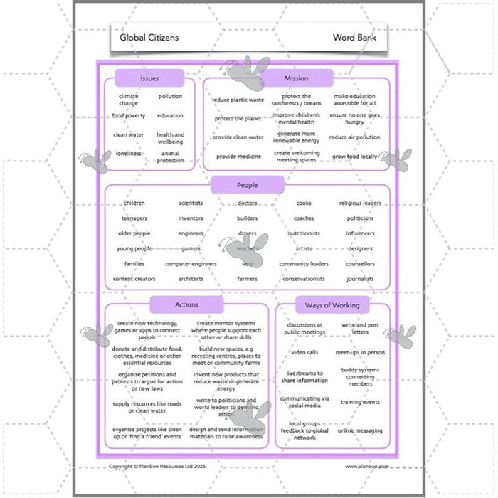 PlanBee Global Citizens | Year 4 PSHE Lessons