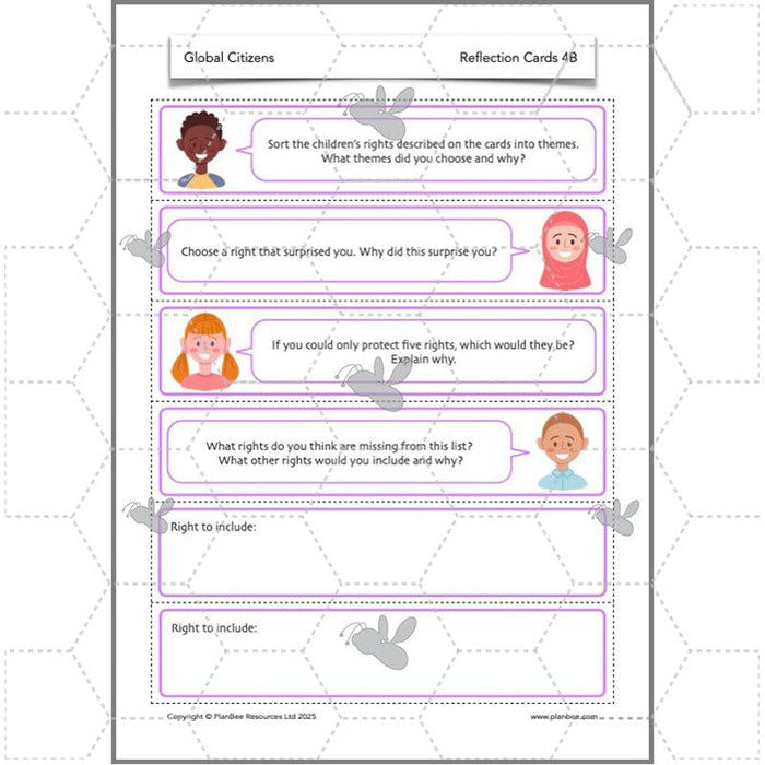 PlanBee Global Citizens | Year 4 PSHE Lessons