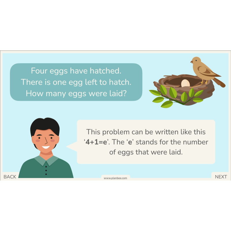 PlanBee Algebra: simple algebra lesson planning for Year 6