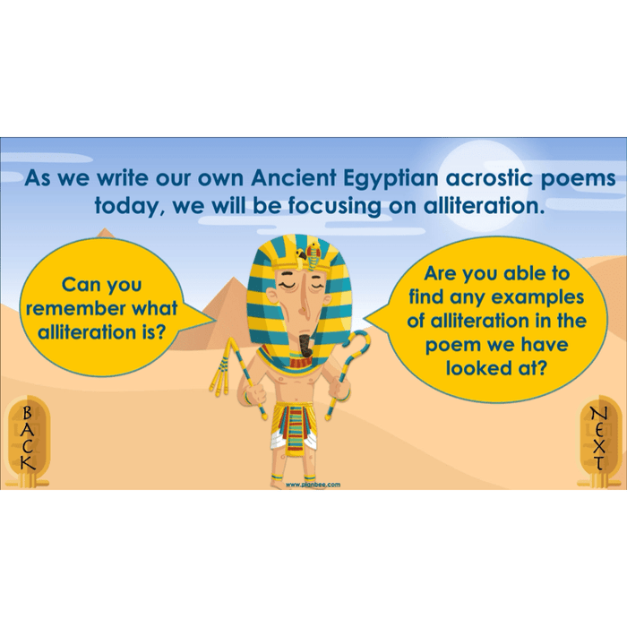 PlanBee Ancient Egyptian Poetry | KS2 English Pack