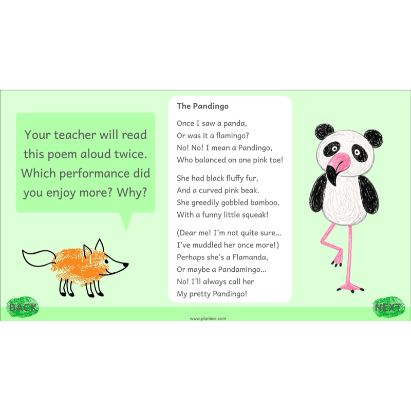 PlanBee Animal Poetry KS1 English Lesson Pack