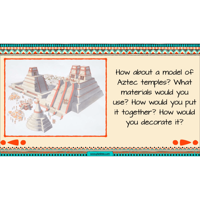 PlanBee Aztecs KS2 Topic Enrichment Pack