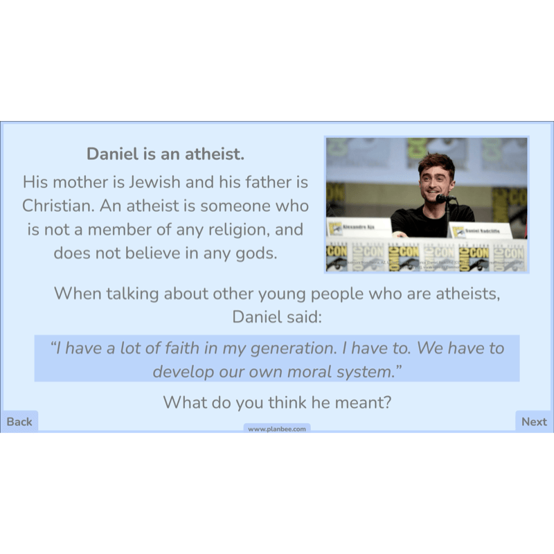 PlanBee Belief In Our Community: Complete set of KS2 RE lessons