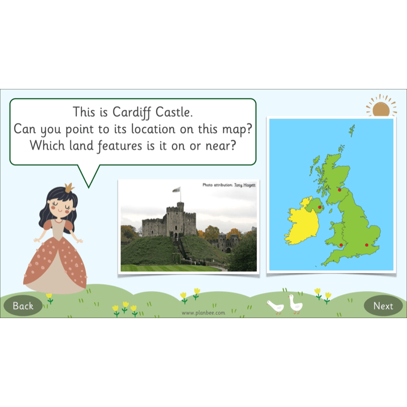 PlanBee Castles KS1 Geography Lesson Planning and Resources