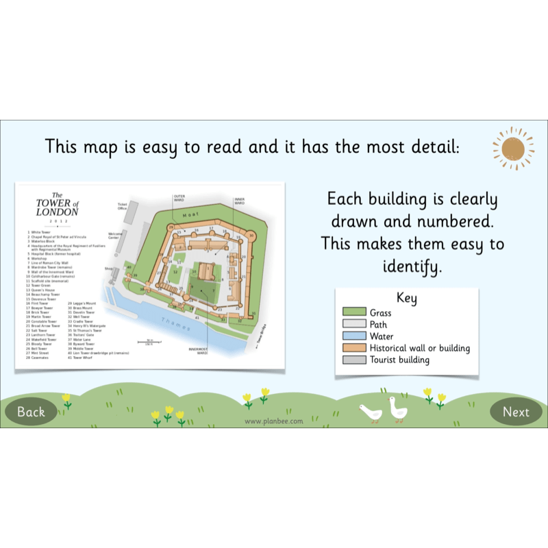 PlanBee Castles KS1 Geography Lesson Planning and Resources