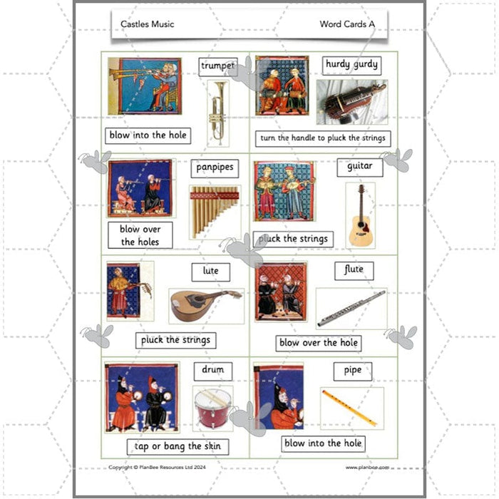 PlanBee Castles KS1 Topic Cross-curricular Planning Pack | PlanBee