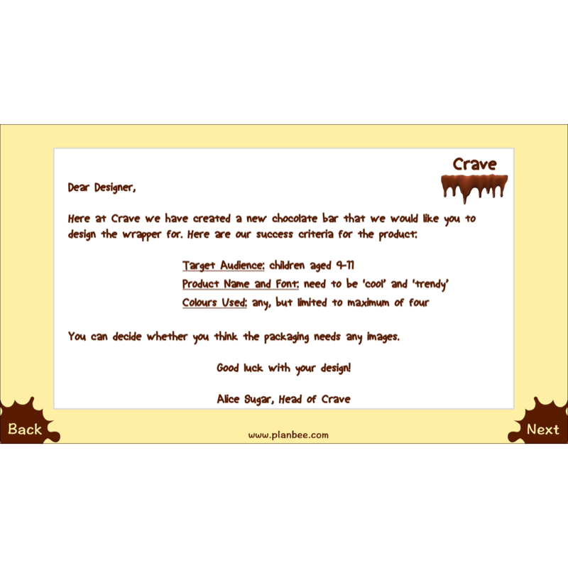 PlanBee Chocolate Packaging | KS2 DT lessons