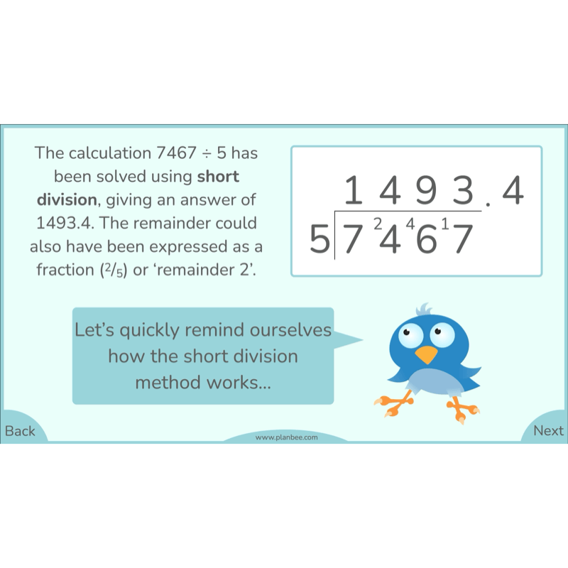 PlanBee Division Year 6 Maths Lessons and Worksheets by PlanBee
