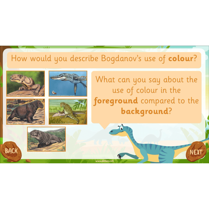 PlanBee Dinosaurs KS1 Topic Enrichment Lesson Pack