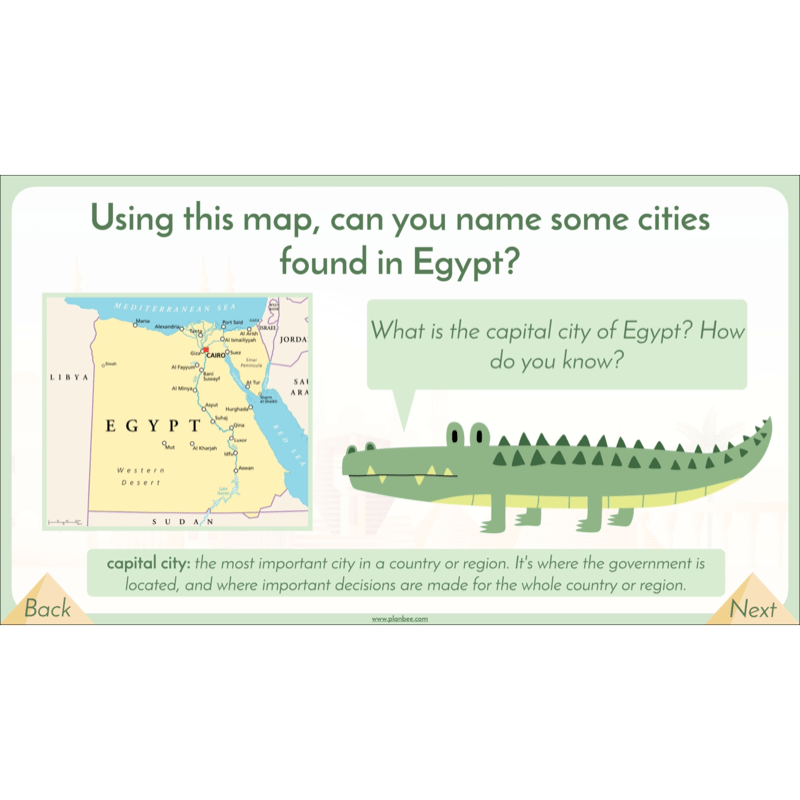 PlanBee Egypt Today - Year 3/4 Geography Lessons 