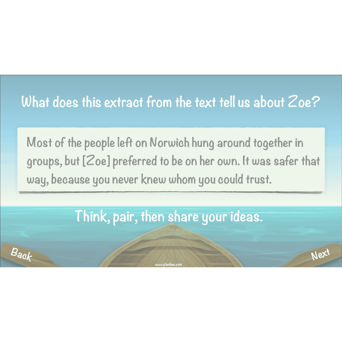 PlanBee Floodland: Character Analysis KS2 | English Lesson Pack