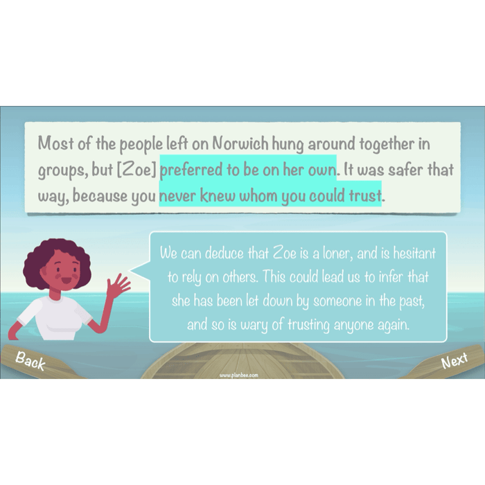PlanBee Floodland: Character Analysis KS2 | English Lesson Pack