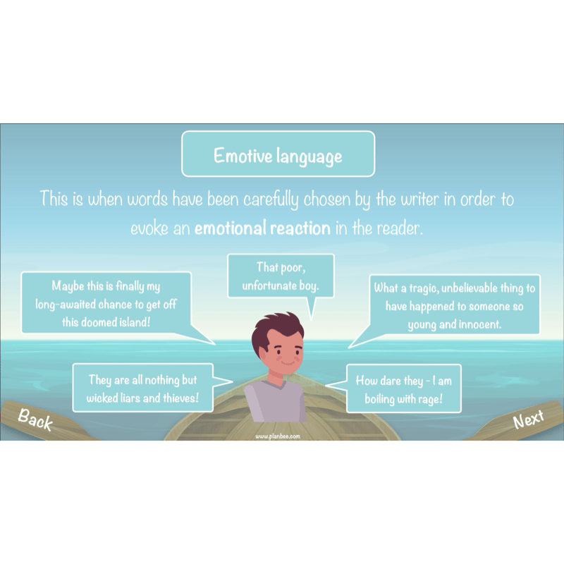 PlanBee Floodland: Character Analysis KS2 | English Lesson Pack