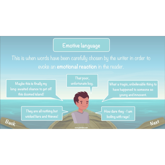 PlanBee Floodland: Character Analysis KS2 | English Lesson Pack