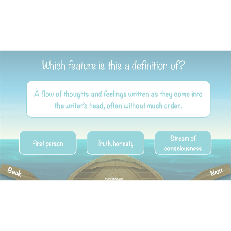 PlanBee Floodland: Character Analysis KS2 | English Lesson Pack