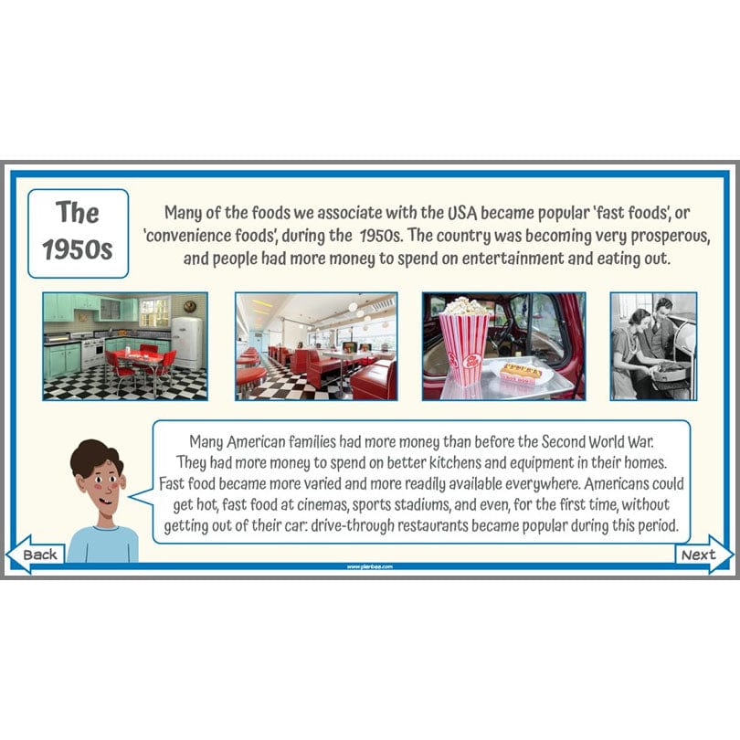 PlanBee Food of the USA KS2 DT Cookery Lessons by PlanBee