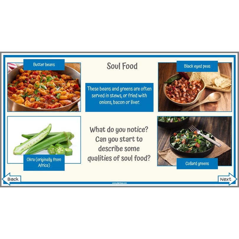 PlanBee Food of the USA KS2 DT Cookery Lessons by PlanBee