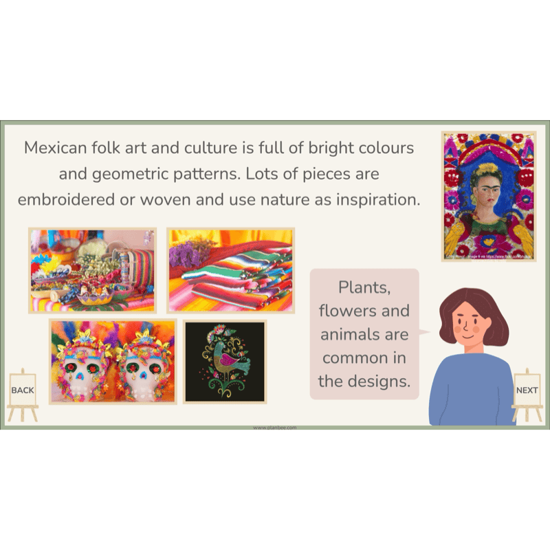 PlanBee KS2 Frida Kahlo for Kids Art Lesson Pack by PlanBee