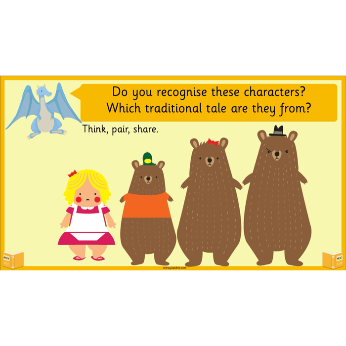 PlanBee Traditional Tales: Goldilocks | KS1 English Pack