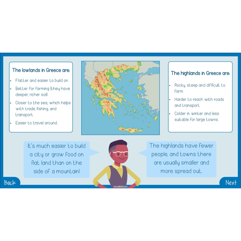 PlanBee Greece Today | KS2 Geography Lesson Pack