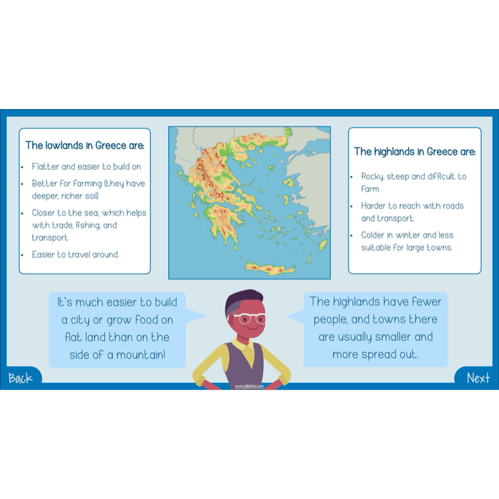 PlanBee Greece Today | KS2 Geography Lesson Pack