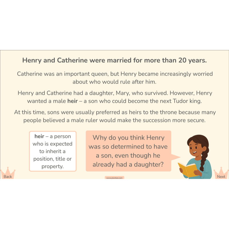 PlanBee Henry VIII and his Six Wives KS2 History Lessons