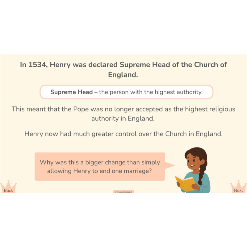 PlanBee Henry VIII and his Six Wives KS2 History Lessons