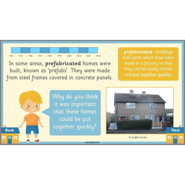 PlanBee KS1 Homes in the Past History Lesson Pack by PlanBee