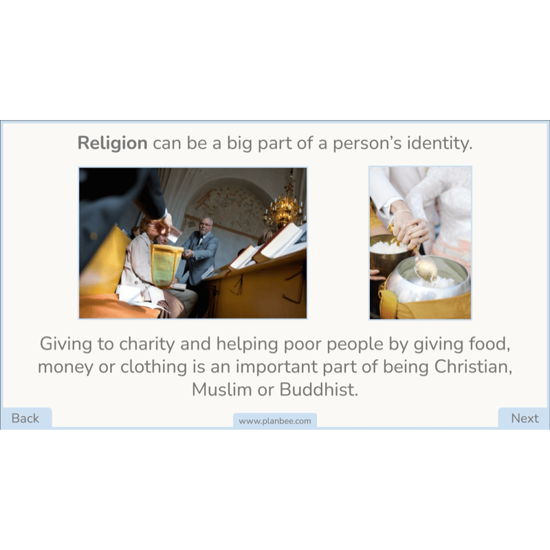 PlanBee Identity and Belonging Year 4 KS2 RE Lesson Pack by PlanBee
