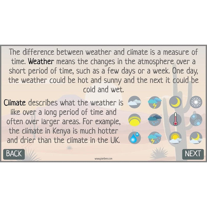 PlanBee In the Desert: Desert Habitat KS2 Geography by PlanBee