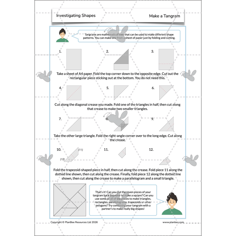 PlanBee Year 5 Shape KS2 Geometry Maths Lessons by PlanBee