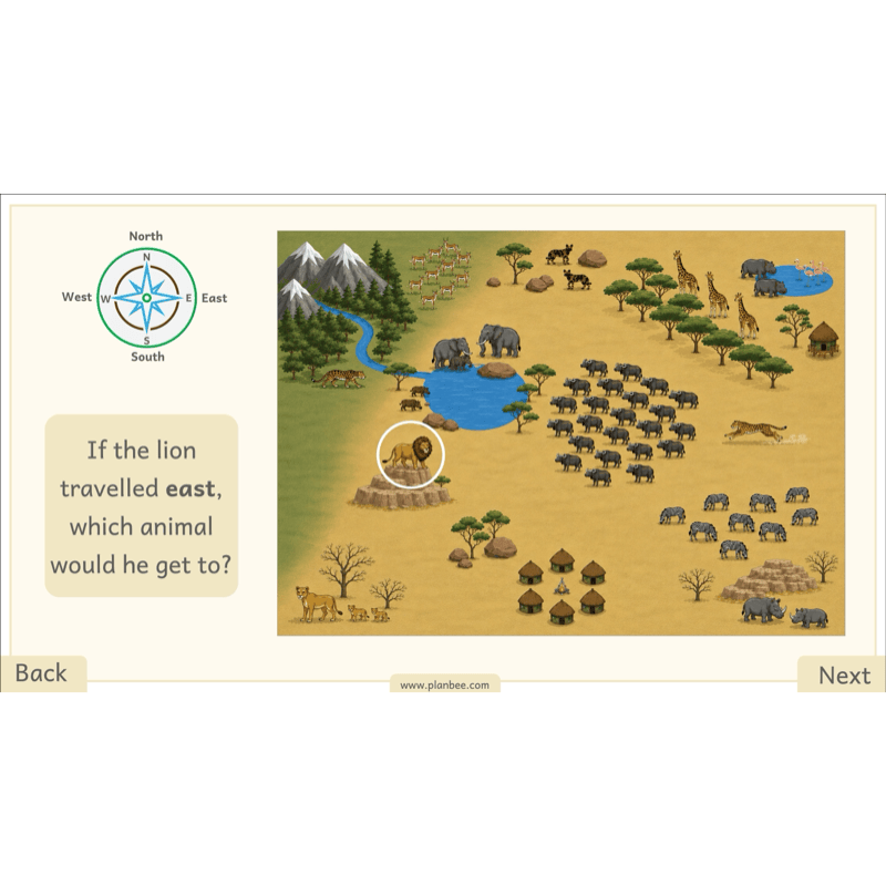 PlanBee Let's go on Safari | Kenya KS1 Geography Lesson Pack