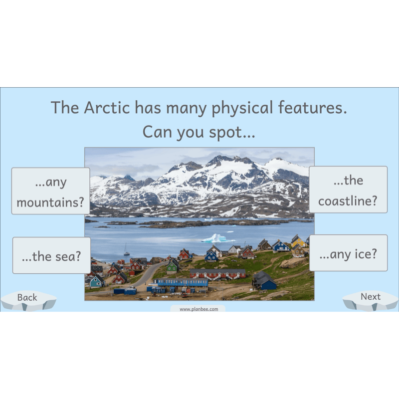PlanBee Let's go to the Arctic KS1 Geography Lesson Pack