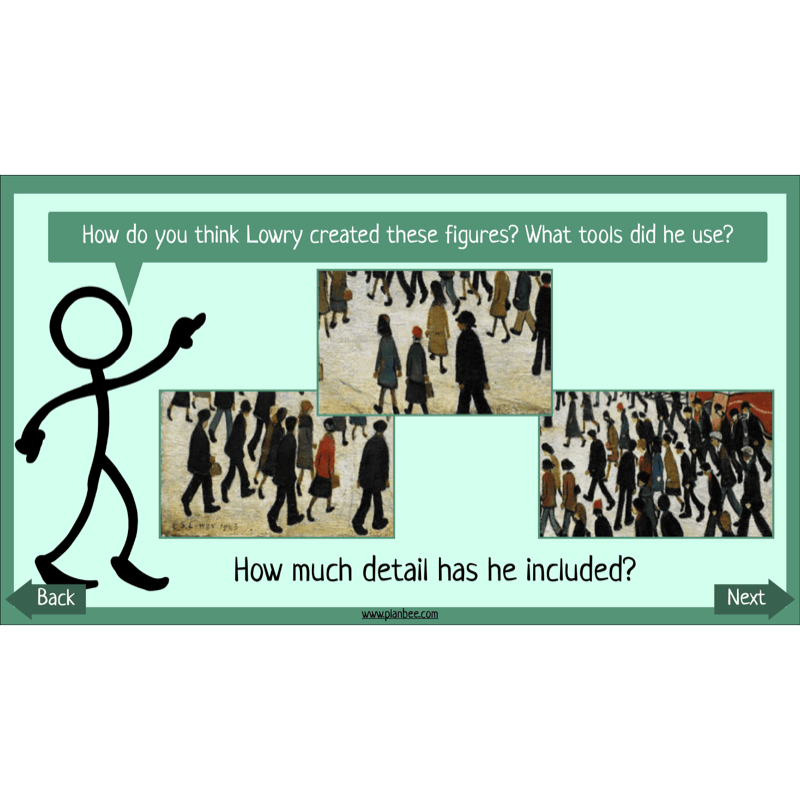 PlanBee LS Lowry KS2 - Year 3/4 Art Planning by PlanBee