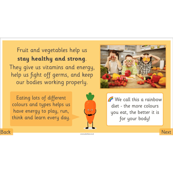 PlanBee Making Healthy Snacks | KS1 DT Lesson Pack