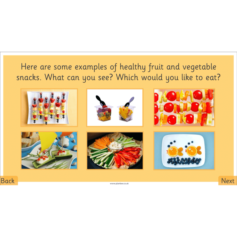PlanBee Making Healthy Snacks | KS1 DT Lesson Pack