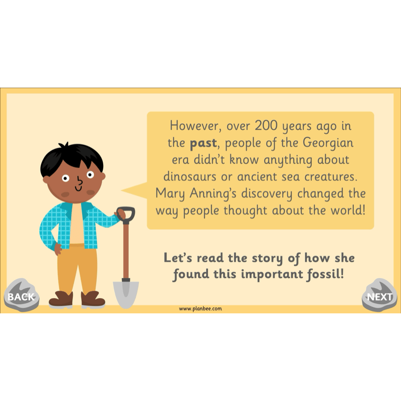 PlanBee Mary Anning KS1 | History Lesson Pack 