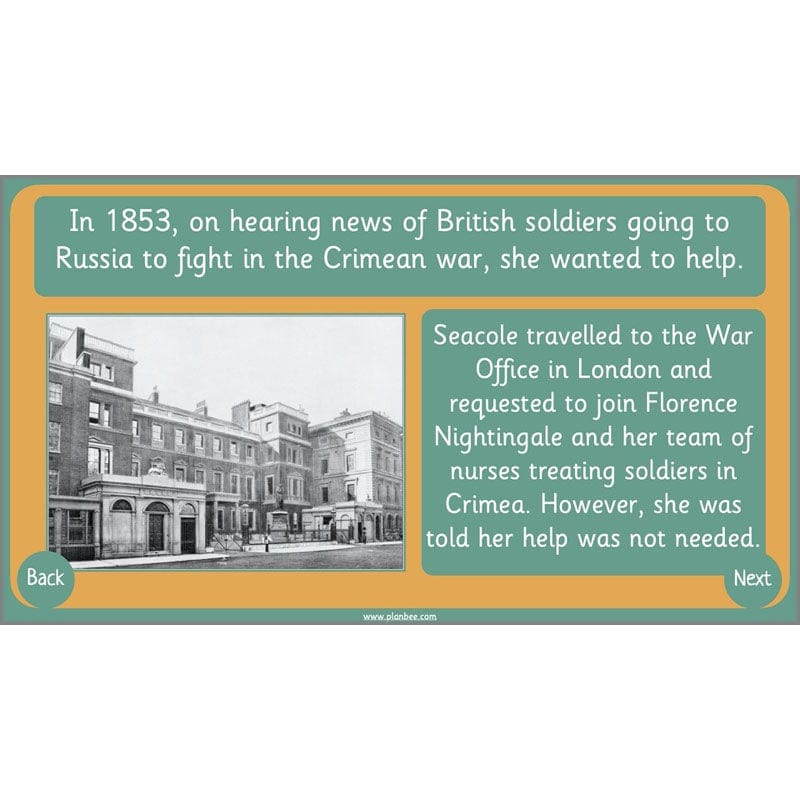 PlanBee Mary Seacole History KS1 lessons by Planbee