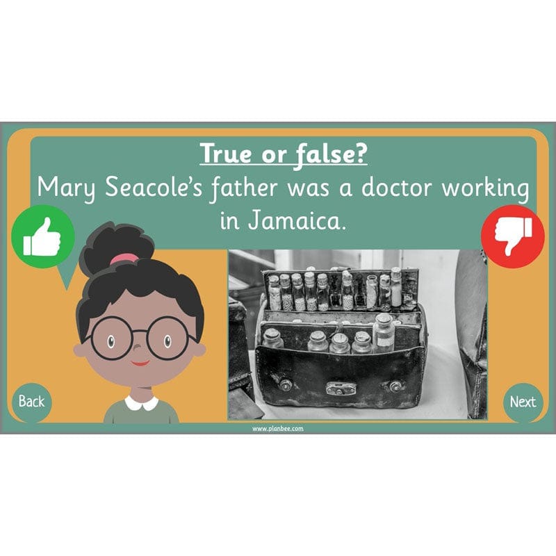 PlanBee Mary Seacole History KS1 lessons by Planbee