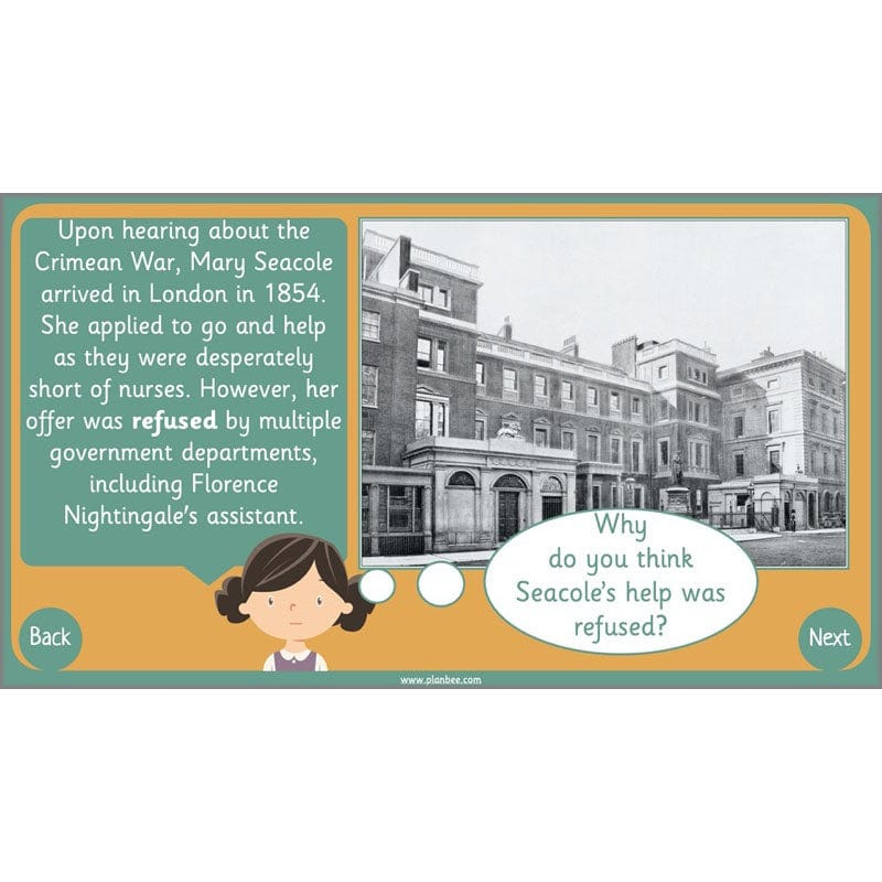 PlanBee Mary Seacole History KS1 lessons by Planbee