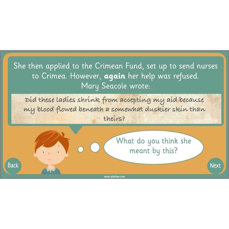 PlanBee Mary Seacole History KS1 lessons by Planbee