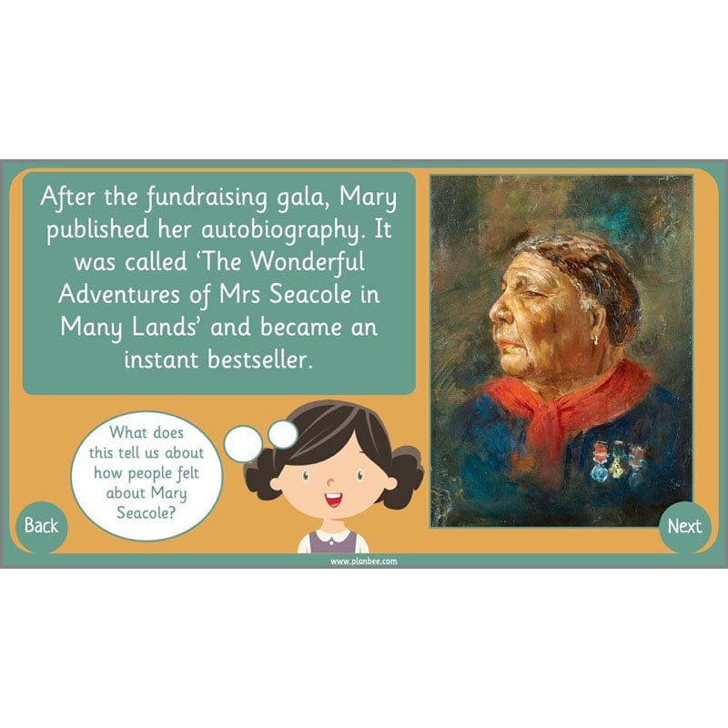 PlanBee Mary Seacole History KS1 lessons by Planbee