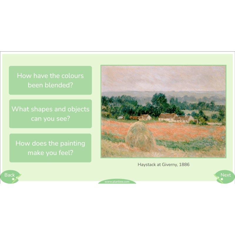 PlanBee Monet and the Impressionists | KS2 Art Lessons