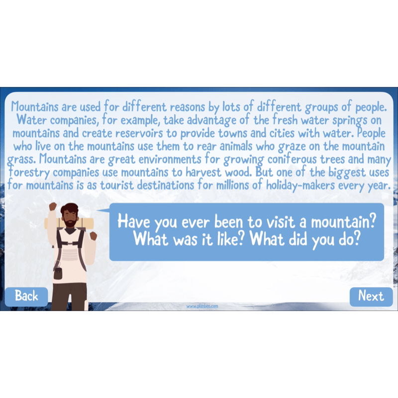 PlanBee Mountains KS2