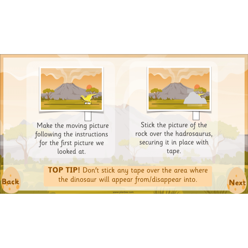 PlanBee Moving Dinosaurs KS1 | DT lessons